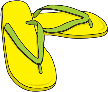 Flip flop clipart black and white free clipart 2