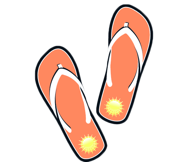 Flip flop free to use clipart 2