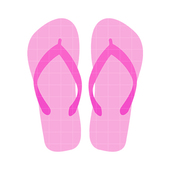 Happy feet flip flops summer ising aline cards digi clipart – Clipartix