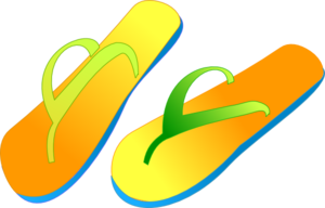 Flip flops clip art at clker vector clip art