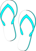 Flip flops clip art clothes clipart flip flops clipartcow - Clipartix