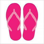 Happy feet flip flops summer ising aline cards digi clipart – Clipartix
