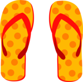 Flip flops clip art clipart cliparts for you - Clipartix