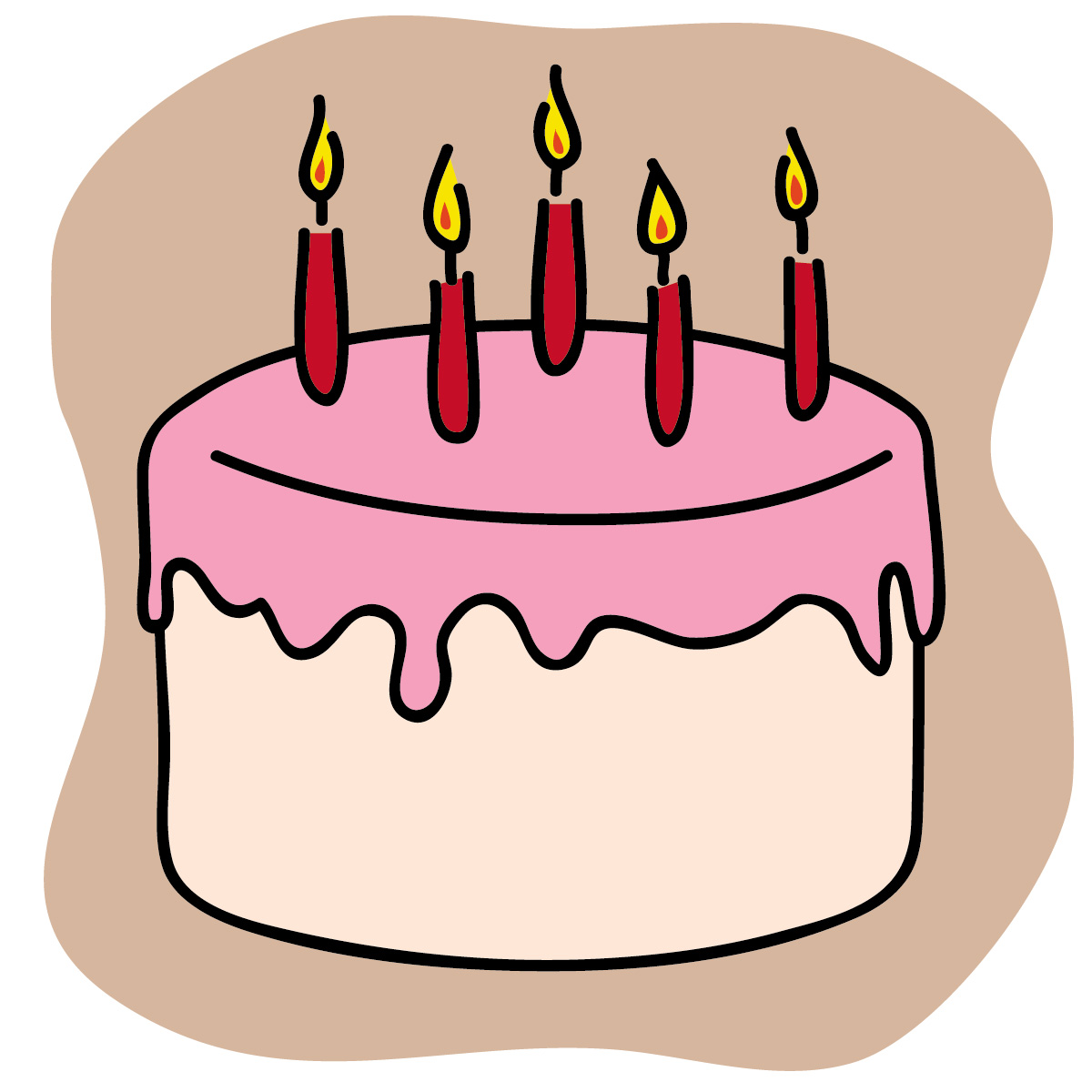 Free birthday cake clip art free clipart images