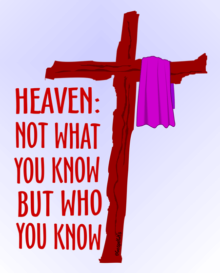 Free christian clip art heaven not what you know but who you know