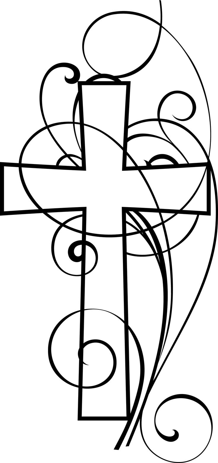 Free christian clip art swirly cross clip art pictures