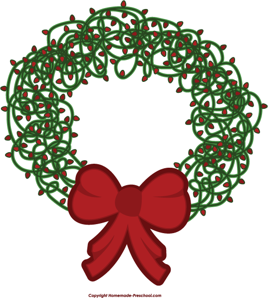 Free christmas lights clipart 3