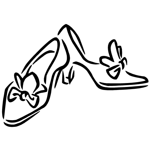 Free clip art of ladies shoes clipartcow