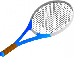 Free clip art tennis racket and ball free vector for free download