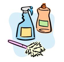 Free clipart cleaning clipart clipartcow