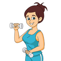 Free fitness and exercise clipart clip art pictures graphics 3