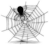 Free Halloween Spider Web Clipart 170x159 