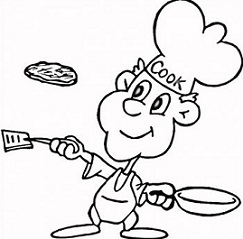 Free kitchen cooking clipart