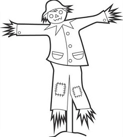Free scarecrow clipart image 3