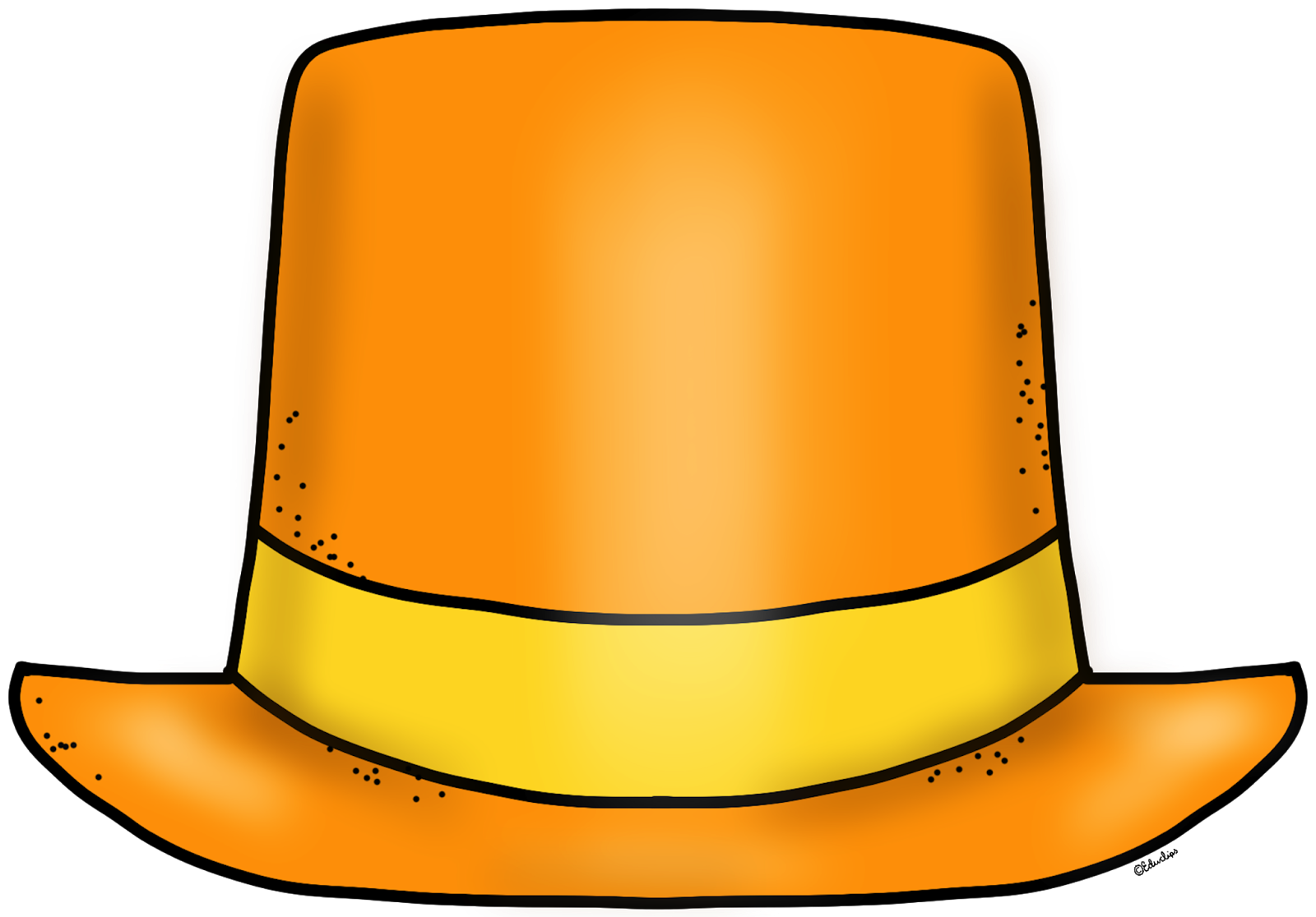 Free stylish man in top hat clipart clipart image image
