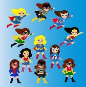 Free Superhero Clipart Fonts Clipart Freebies Clipartix