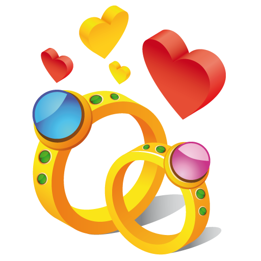 Free two rings clip art