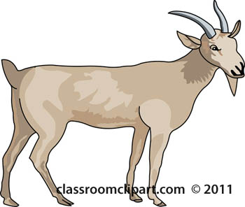 Goat clip art vector goat graphics clipartcow