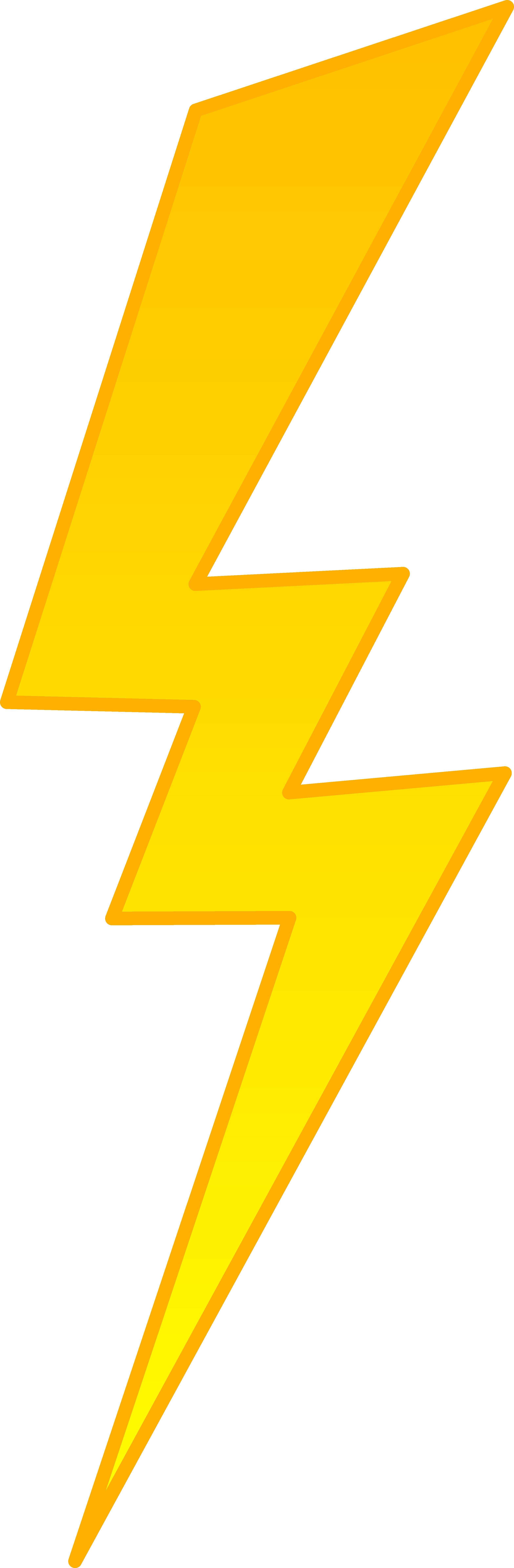 White Lightning Bolt Clip Art Vector Free Clipart Image Clipartix