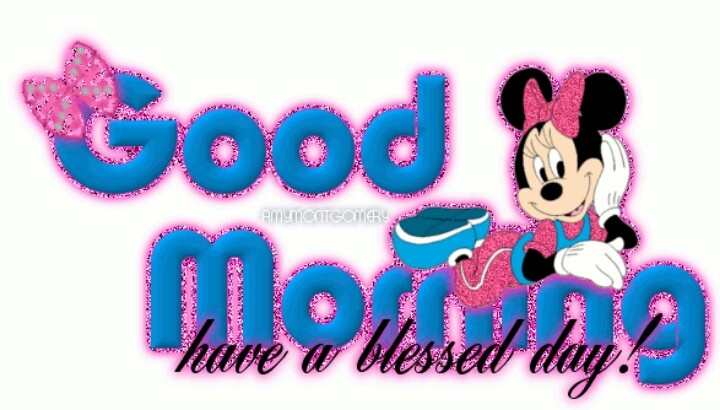Good morning minnie mouse graphics cliparts