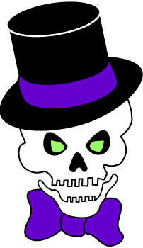 Halloween skeleton head clipart free clipart images