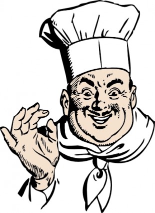 Happy chef clip art free vector in open office drawing svg svg