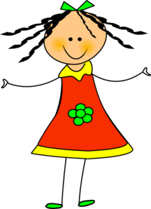 Happy girl clipart free clipart images 2