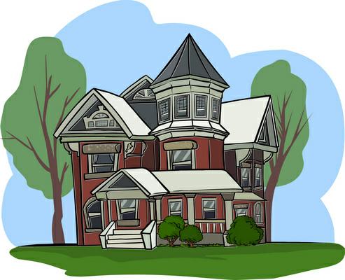 House for sale clip art 2