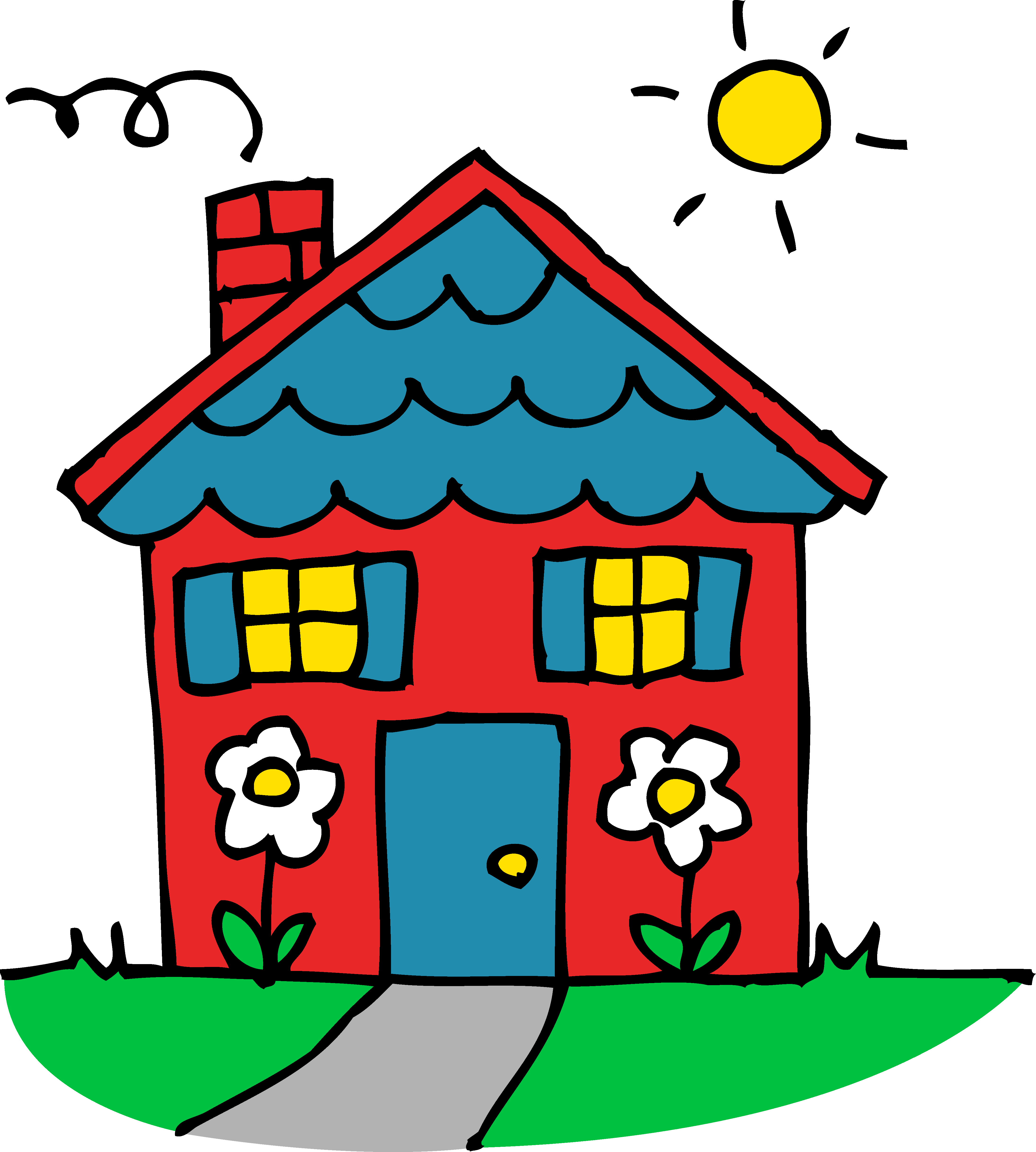 House for sale clip art free clipart images
