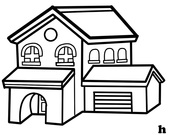 House shapes clipart – Clipartix