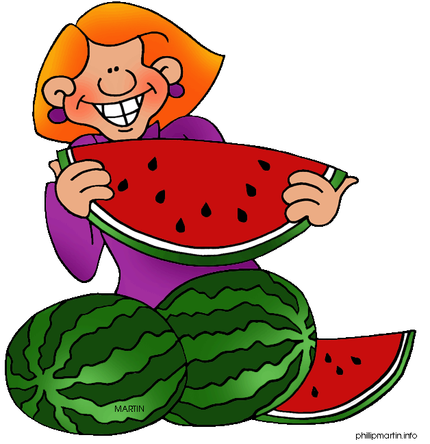 Image cartoon watermelon clip art clipartcow 2