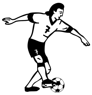 Kids playing soccer clip art clipart clipartcow