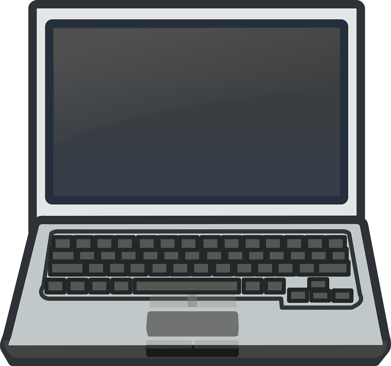 Laptop free to use clip art