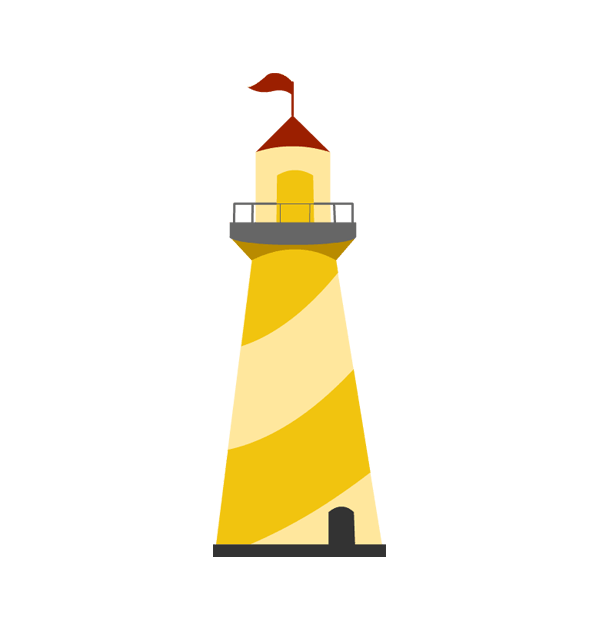 Lighthouse clipart 2 clipartcow