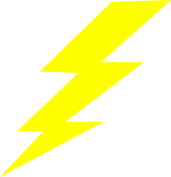 Lightning bolt electric bolt clip art 3 clipartcow 2