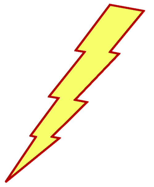 Lightning bolt free lightning clipart public domain lightning clip art images