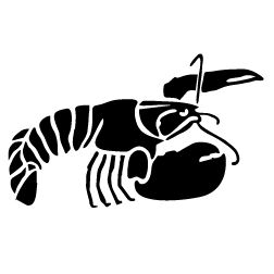 Lobster clipart black and white free clipart