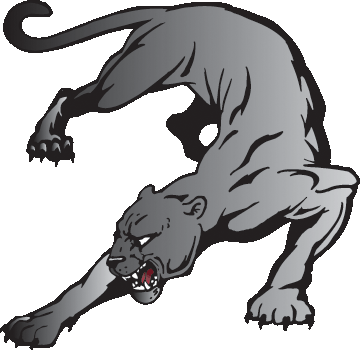 Panther mascot cliparts