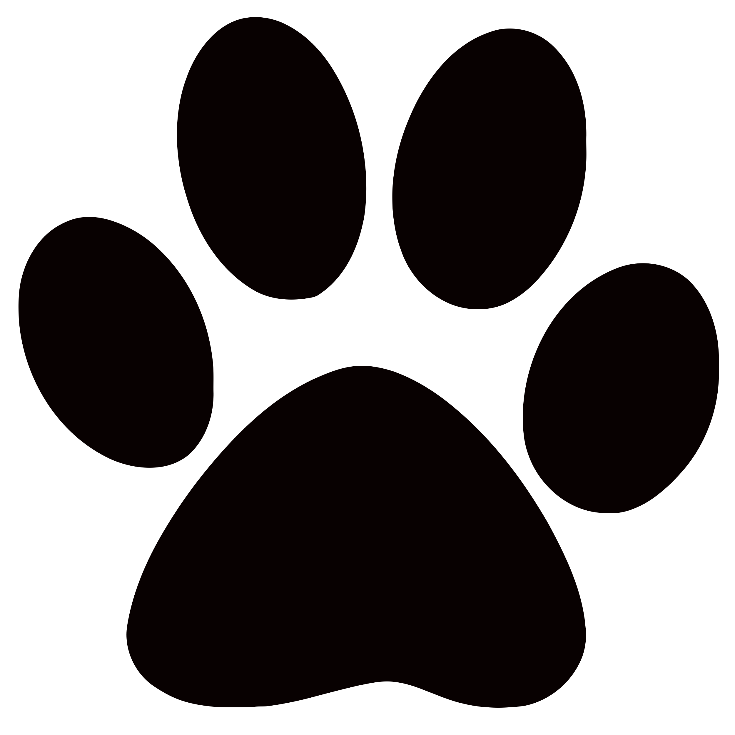 Panther paw print clip art clipart 2
