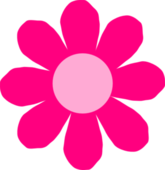 Pink daisy flower clipart free clipart images – Clipartix