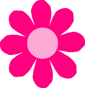 Pink daisy flower clipart free clipart images