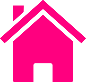 Pink house clip art at clker vector clip art