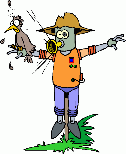 Pumpkin scarecrow clipart 0 image