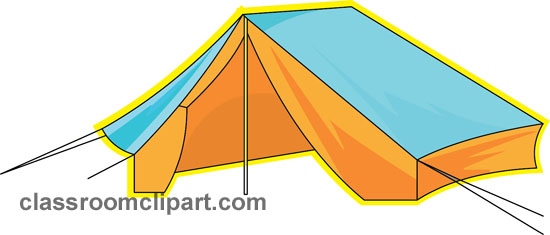 Pup tent black and white clipart clipart kid