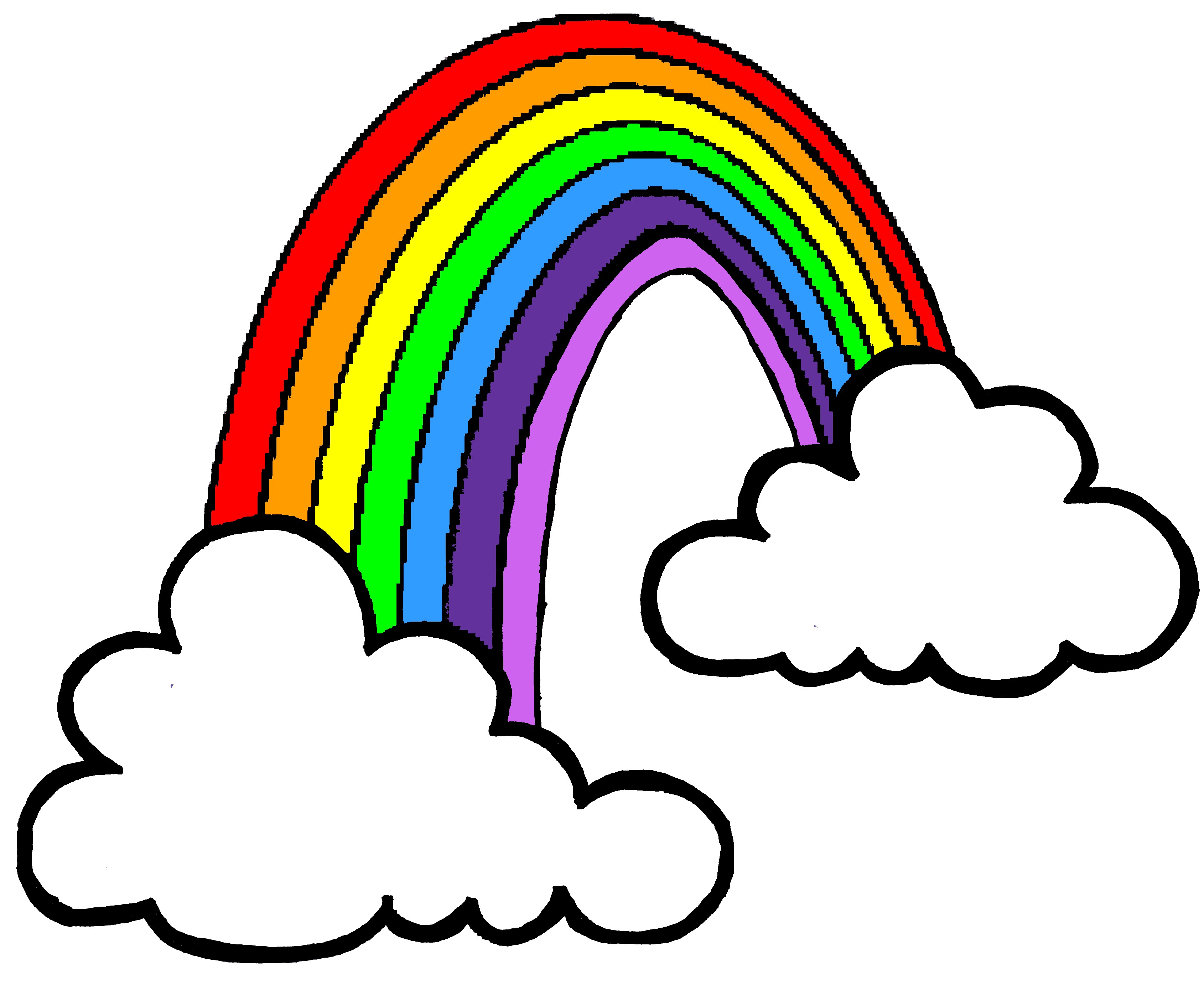 Free Rainbow Clip Art Pictures Clipartix