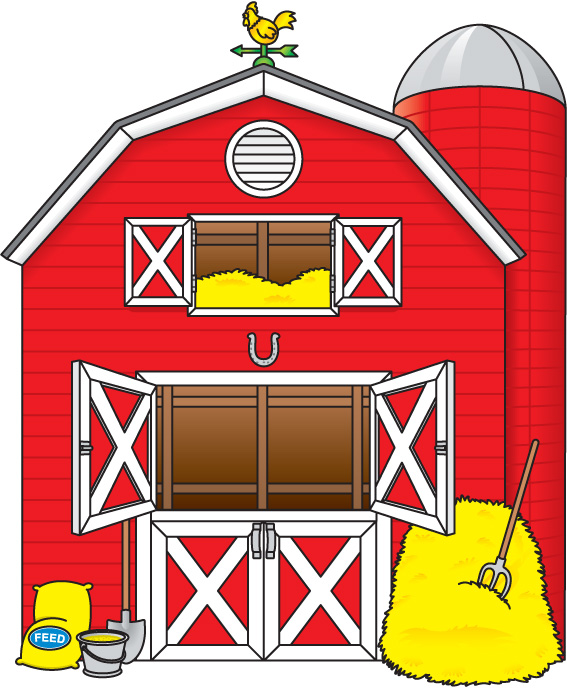 Red barn clip art free clipart images 2 clipartcow