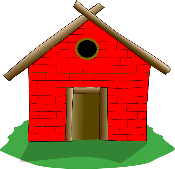 Red brick house clipart danaspdg top