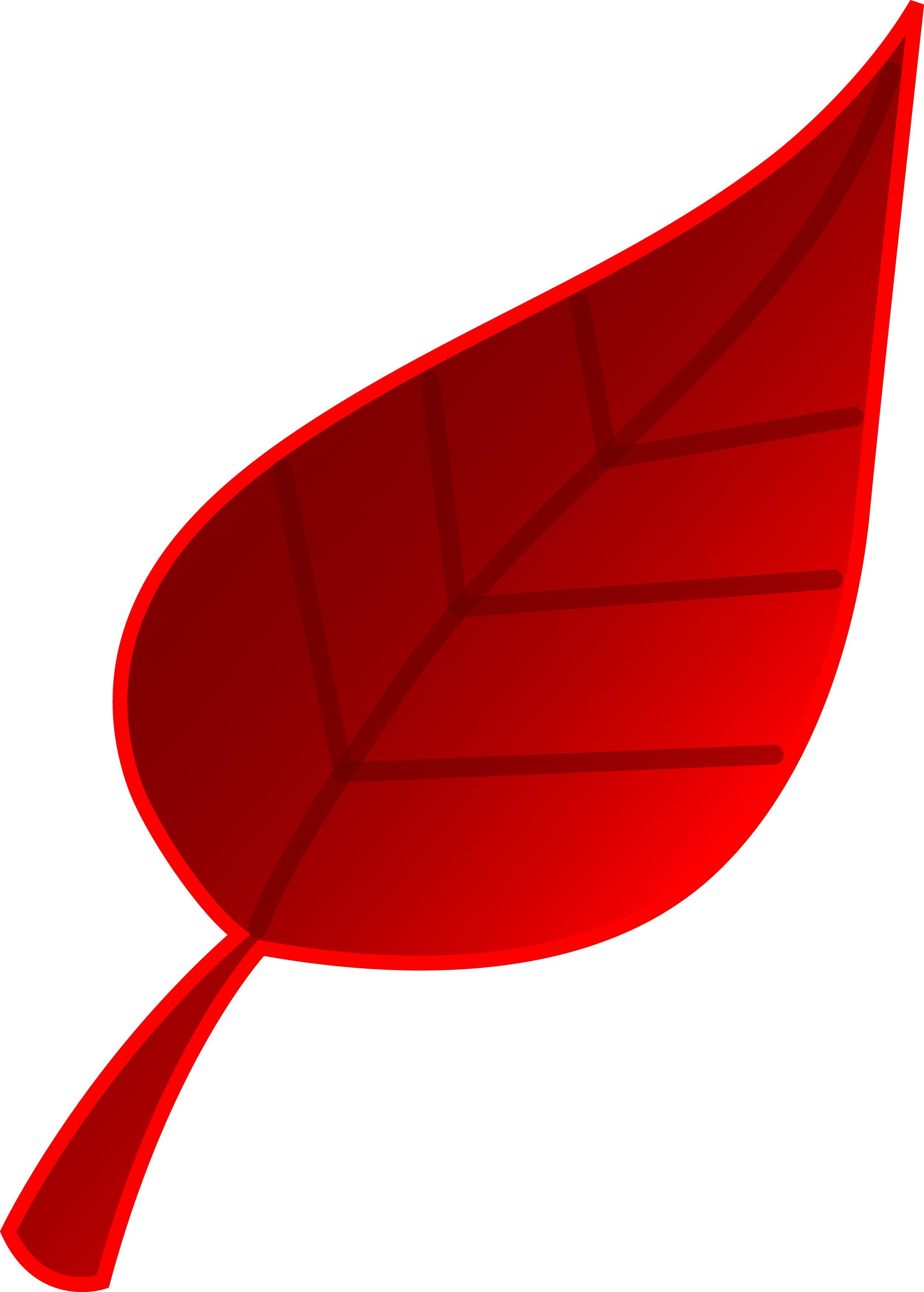 Red fall leaves clipart clipartcow