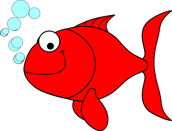 Red fish clip art free free clipart images