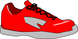 Red shoe clip art at clker vector clip art
